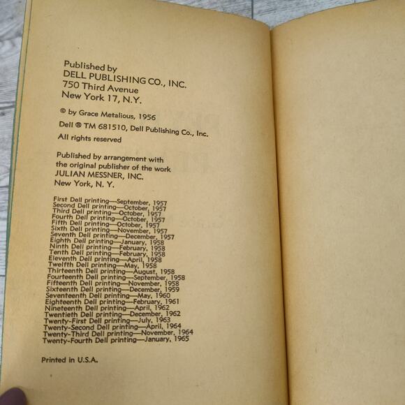 PEYTON PLACE Grace Metalious 1965 Dell 24th Printing Paperback - Picture 3 of 12